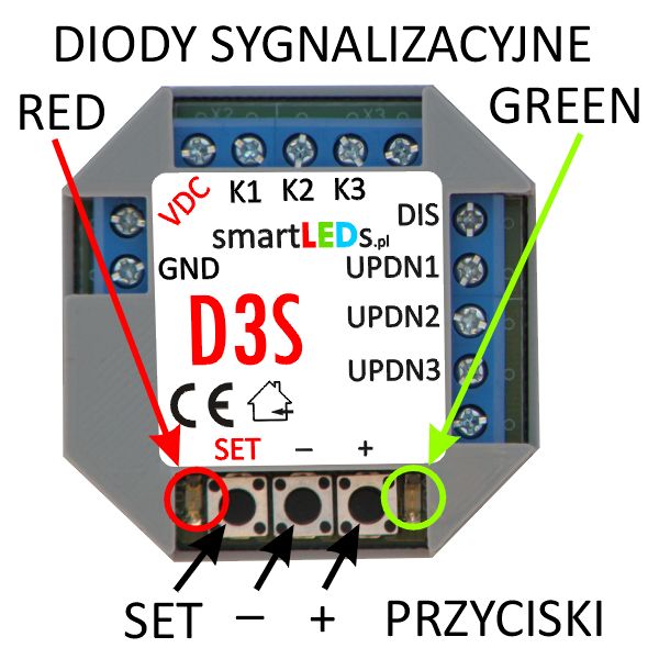 smartLEDs D3S 3-kanałowy ściemniacz LED