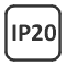 Stopień ochrony sterownika IP20