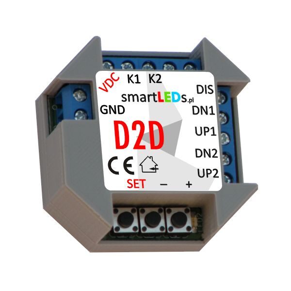 2-kanałowy ściemniacz LED smartLEDs D2S