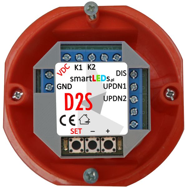 2-kanałowy ściemniacz LED smartLEDs D2S