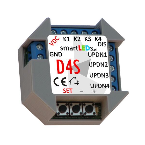 4-kanałowy ściemniacz LED smartLEDs D4S