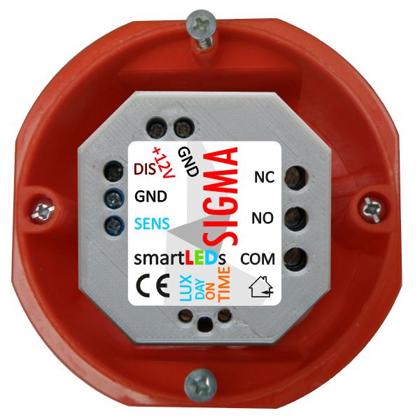 Moduł czasowy (wyłącznik czasowy, włącznik czasowy, przekaźnik czasowy, automat schodowy) SIGMA smartLEDs - Instalacja w puszce 60mm