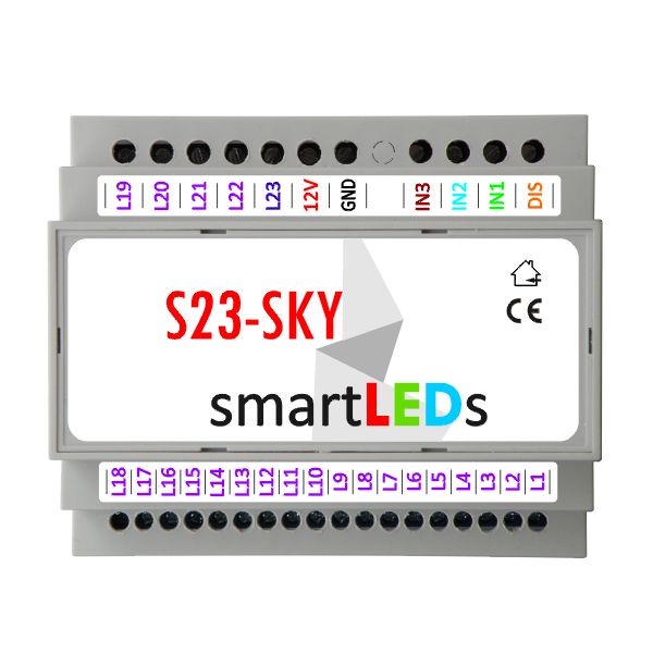 Sterownik smartLEDs S23-SKY Gwiezdne niebo. Gwieździste niebo z diodami LED.